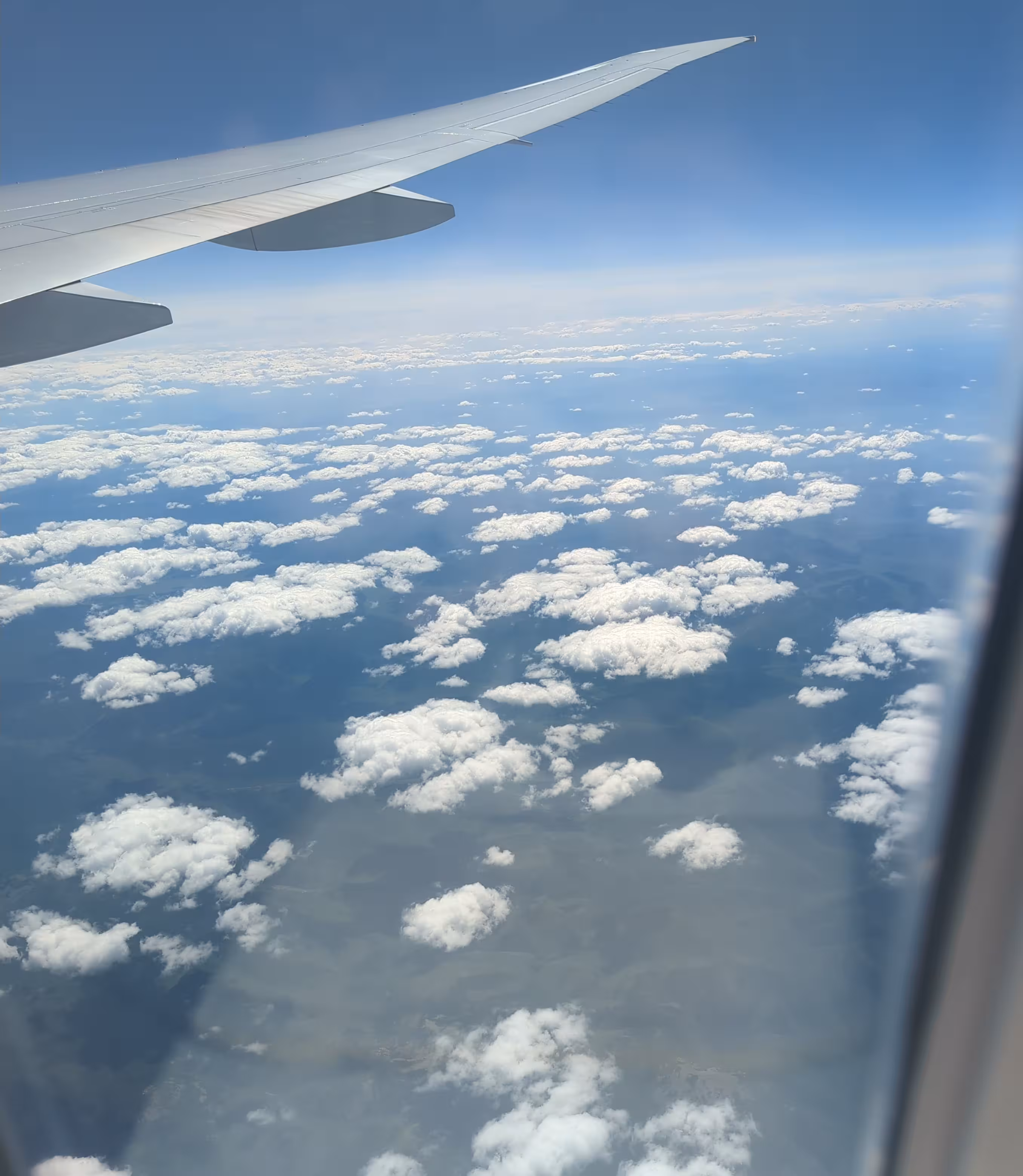 Mongolia seen from a plane